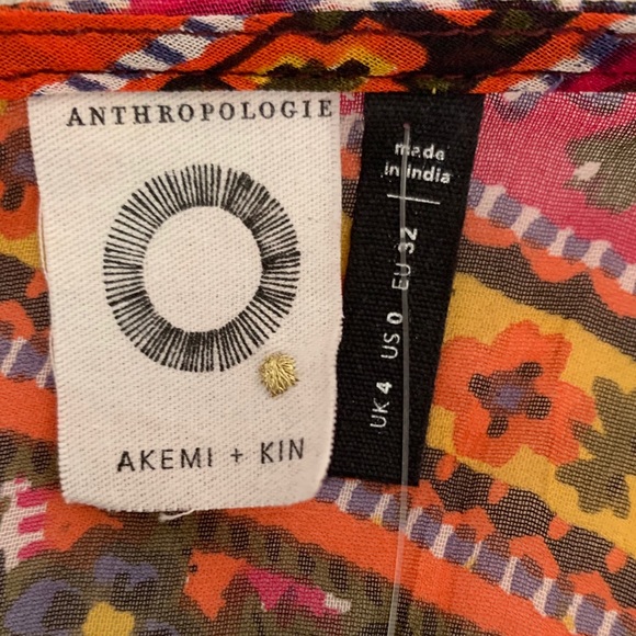 NWT⭐️Top Rated⭐️ANTHRO Murol Wrapped Dress size 0 - Picture 10 of 11